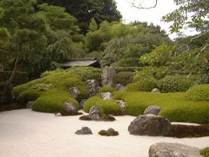 Asiatischer Garten in eigenem Zuhause