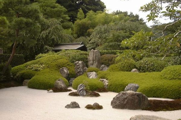 Asiatischer Garten in eigenem Zuhause